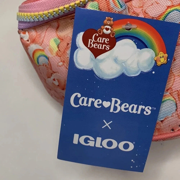 Care Bears Cheer Bear Fanny Pack Insulated Cooler 3 Can Capacity NWT - Picture 4 of 9